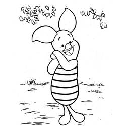 Dessin à colorier: Porcinet (Personnages de dessins animés) #209504 - Coloriages à Imprimer Gratuits