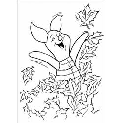 Dessin à colorier: Porcinet (Personnages de dessins animés) #209512 - Coloriages à Imprimer Gratuits