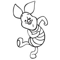 Dessin à colorier: Porcinet (Personnages de dessins animés) #209514 - Coloriages à Imprimer Gratuits