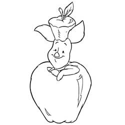 Dessin à colorier: Porcinet (Personnages de dessins animés) #209515 - Coloriages à Imprimer Gratuits
