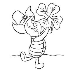 Dessin à colorier: Porcinet (Personnages de dessins animés) #209518 - Coloriages à Imprimer Gratuits