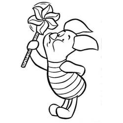 Dessin à colorier: Porcinet (Personnages de dessins animés) #209520 - Coloriages à Imprimer Gratuits