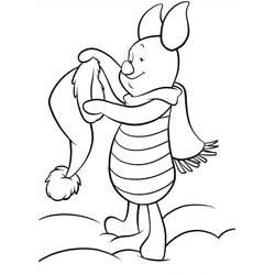 Dessin à colorier: Porcinet (Personnages de dessins animés) #209521 - Coloriages à Imprimer Gratuits