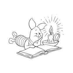 Dessin à colorier: Porcinet (Personnages de dessins animés) #209523 - Coloriages à Imprimer Gratuits