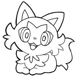 Dessins à colorier: Poussacha - Coloriages à Imprimer Gratuits