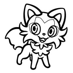 Dessin à colorier: Poussacha (Personnages de dessins animés) #181575 - Coloriages à Imprimer Gratuits