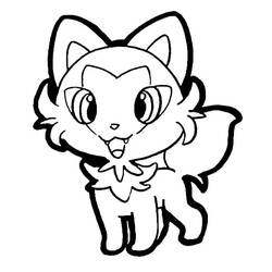 Dessin à colorier: Poussacha (Personnages de dessins animés) #181577 - Coloriages à Imprimer Gratuits