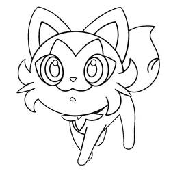 Dessin à colorier: Poussacha (Personnages de dessins animés) #181579 - Coloriages à Imprimer Gratuits