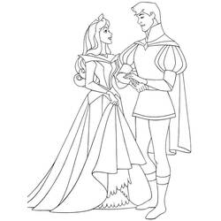 Dessins à colorier: Princesse Aurore - Coloriages à Imprimer Gratuits