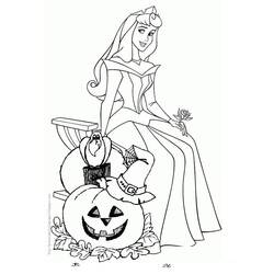 Dessin à colorier: Princesse Aurore (Personnages de dessins animés) #181910 - Coloriages à Imprimer Gratuits