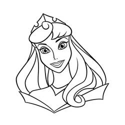 Dessin à colorier: Princesse Aurore (Personnages de dessins animés) #181923 - Coloriages à Imprimer Gratuits