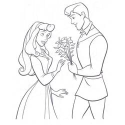 Dessin à colorier: Princesse Aurore (Personnages de dessins animés) #181925 - Coloriages à Imprimer Gratuits