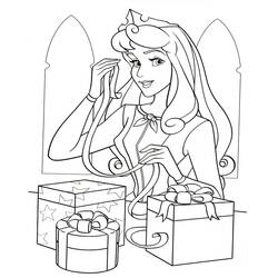 Dessin à colorier: Princesse Aurore (Personnages de dessins animés) #181945 - Coloriages à Imprimer Gratuits