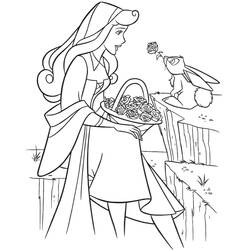 Dessin à colorier: Princesse Aurore (Personnages de dessins animés) #181950 - Coloriages à Imprimer Gratuits