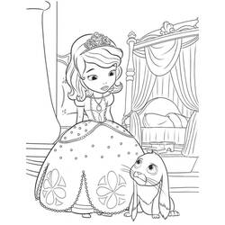 Dessin à colorier: Princesse Sofia (Personnages de dessins animés) #182003 - Coloriages à Imprimer Gratuits