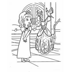 Dessin à colorier: Princesse Sofia (Personnages de dessins animés) #182007 - Coloriages à Imprimer Gratuits