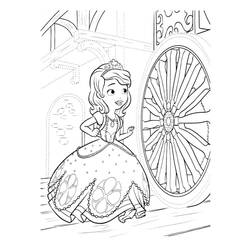 Dessin à colorier: Princesse Sofia (Personnages de dessins animés) #182019 - Coloriages à Imprimer Gratuits