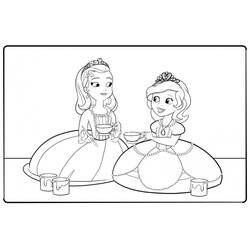 Dessin à colorier: Princesse Sofia (Personnages de dessins animés) #182021 - Coloriages à Imprimer Gratuits