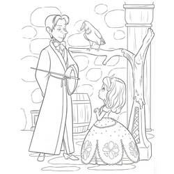 Dessin à colorier: Princesse Sofia (Personnages de dessins animés) #182024 - Coloriages à Imprimer Gratuits