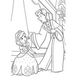 Dessin à colorier: Princesse Sofia (Personnages de dessins animés) #182034 - Coloriages à Imprimer Gratuits