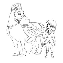 Dessins à colorier: Princesse Sofia - Coloriages à Imprimer Gratuits