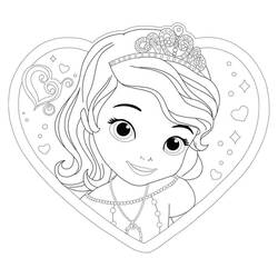 Dessin à colorier: Princesse Sofia (Personnages de dessins animés) #182049 - Coloriages à Imprimer Gratuits