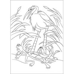 Dessin à colorier: Princesse Tiana (Personnages de dessins animés) #181985 - Coloriages à Imprimer Gratuits