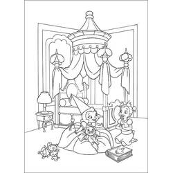 Dessin à colorier: Princesse Tiana (Personnages de dessins animés) #181991 - Coloriages à Imprimer Gratuits