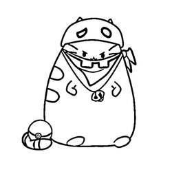 Dessin à colorier: Pusheen (Personnages de dessins animés) #188437 - Coloriages à Imprimer Gratuits