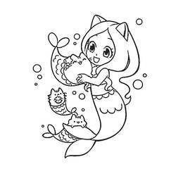 Dessin à colorier: Pusheen (Personnages de dessins animés) #188459 - Coloriages à Imprimer Gratuits