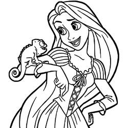 Dessins à colorier: Raiponce - Coloriages à Imprimer Gratuits