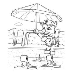 Dessin à colorier: Rocky Pat Patrouille (Personnages de dessins animés) #181722 - Coloriages à Imprimer Gratuits