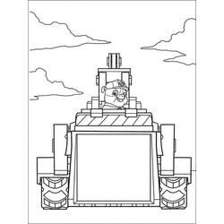Dessin à colorier: Ruben Pat Patrouille (Personnages de dessins animés) #181646 - Coloriages à Imprimer Gratuits