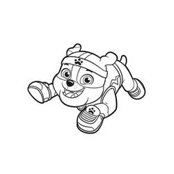 Dessin à colorier: Ruben Pat Patrouille (Personnages de dessins animés) #181648 - Coloriages à Imprimer Gratuits