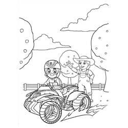 Dessin à colorier: Ryder Pat Patrouille (Personnages de dessins animés) #181780 - Coloriages à Imprimer Gratuits