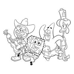 Dessin à colorier: Sandy Ecureuil (Personnages de dessins animés) #220600 - Coloriages à Imprimer Gratuits