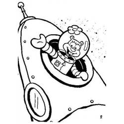 Dessin à colorier: Sandy Ecureuil (Personnages de dessins animés) #220612 - Coloriages à Imprimer Gratuits