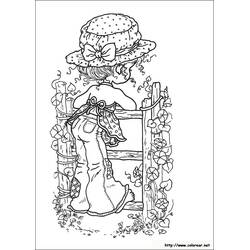 Dessin à colorier: Sarah Kay (Personnages de dessins animés) #43730 - Coloriages à Imprimer Gratuits