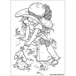 Dessin à colorier: Sarah Kay (Personnages de dessins animés) #43731 - Coloriages à Imprimer Gratuits