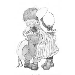 Dessin à colorier: Sarah Kay (Personnages de dessins animés) #43735 - Coloriages à Imprimer Gratuits