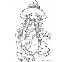 Dessin à colorier: Sarah Kay (Personnages de dessins animés) #43736 - Coloriages à Imprimer Gratuits