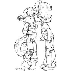 Dessin à colorier: Sarah Kay (Personnages de dessins animés) #43740 - Coloriages à Imprimer Gratuits