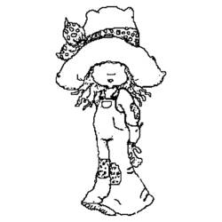 Dessin à colorier: Sarah Kay (Personnages de dessins animés) #43751 - Coloriages à Imprimer Gratuits