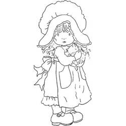 Dessin à colorier: Sarah Kay (Personnages de dessins animés) #43757 - Coloriages à Imprimer Gratuits