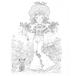 Dessin à colorier: Sarah Kay (Personnages de dessins animés) #43790 - Coloriages à Imprimer Gratuits