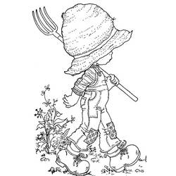 Dessin à colorier: Sarah Kay (Personnages de dessins animés) #43813 - Coloriages à Imprimer Gratuits
