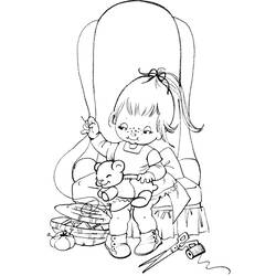 Dessin à colorier: Sarah Kay (Personnages de dessins animés) #43883 - Coloriages à Imprimer Gratuits