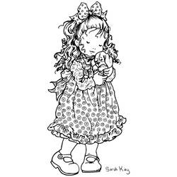 Dessin à colorier: Sarah Kay (Personnages de dessins animés) #43886 - Coloriages à Imprimer Gratuits