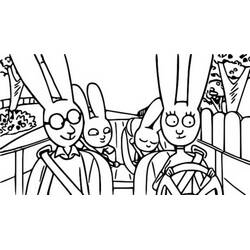 Dessin à colorier: Simon Lapin (Personnages de dessins animés) #192963 - Coloriages à Imprimer Gratuits