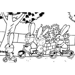 Dessin à colorier: Simon Lapin (Personnages de dessins animés) #192968 - Coloriages à Imprimer Gratuits